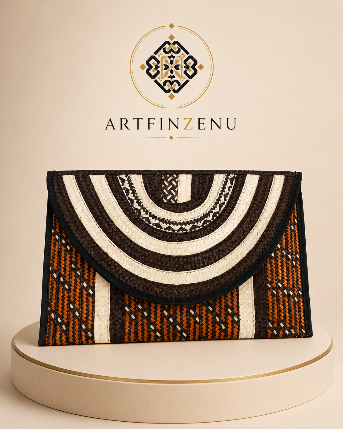Sobre Clutch Arcos Cobre